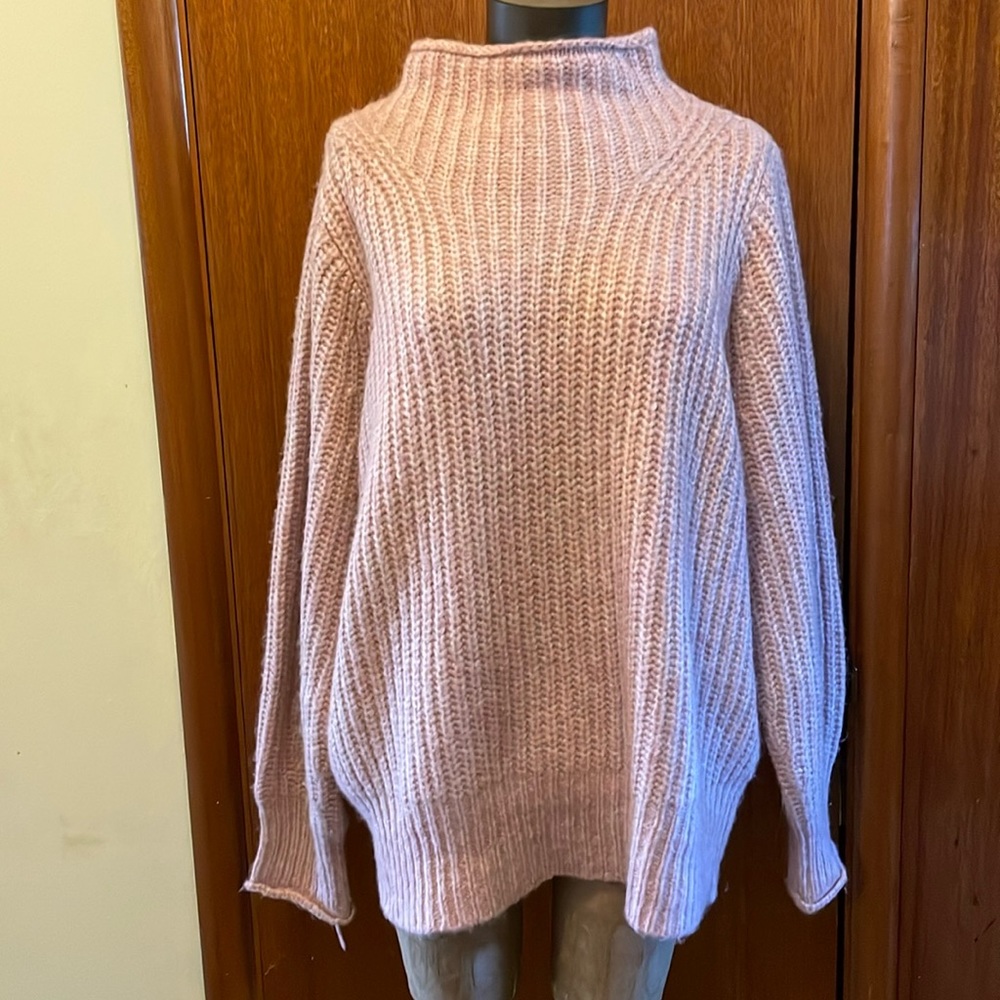 Madewell Plus Loretto Mockneck Pullover Sweater 1X